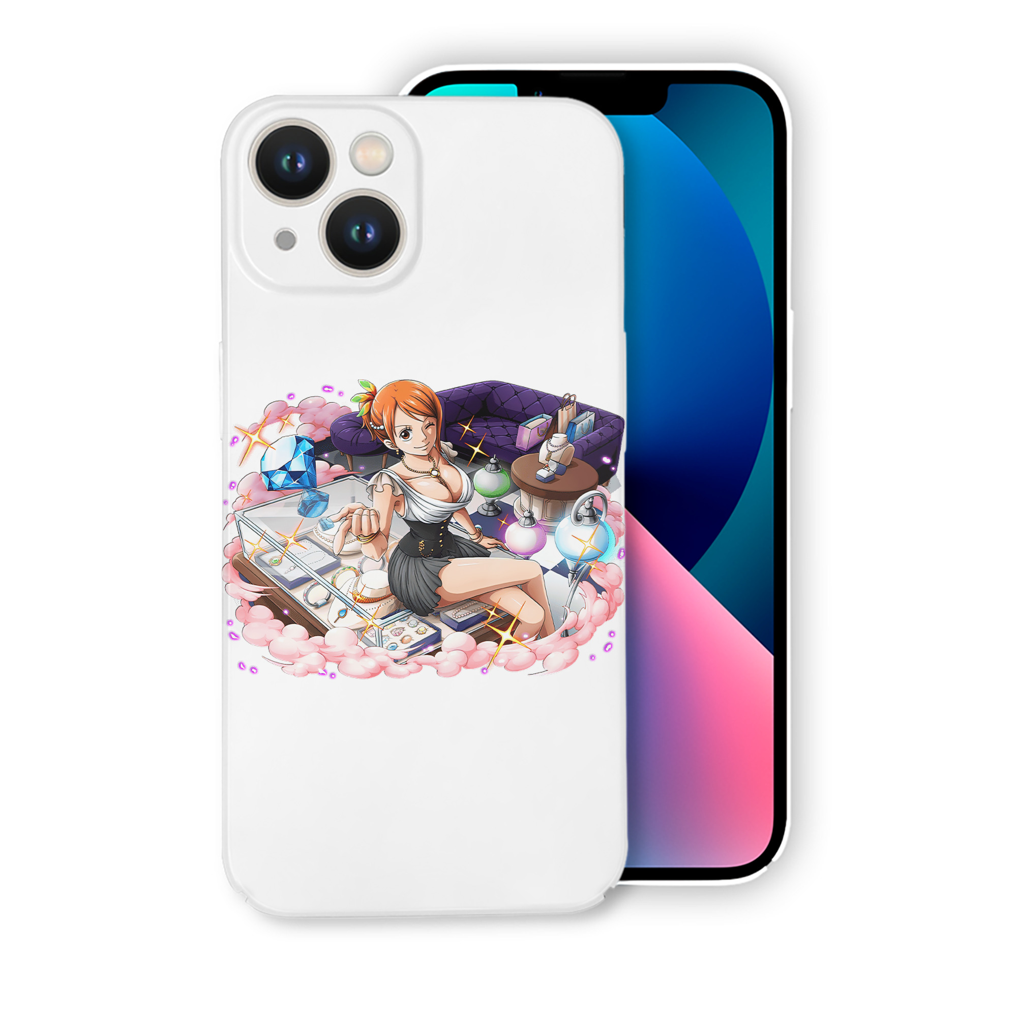 （画像用） ワンピース ナミ ONE PIECE Nami 【iPhone 14シリーズ対応】ハードケース